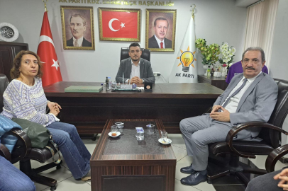 KDZ.EREĞLİ GAZETECİLER DERNEĞİ’NDEN AK PARTİ’YE ZİYARET