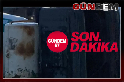 Feci Kazada Kamyon yan yattı!