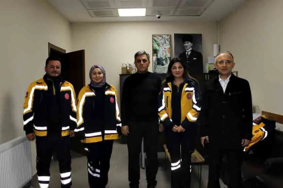 Çaycuma Devlet Hastanesi ve 112 İstasyonlarına gece denetimi!