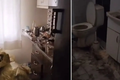 EV SAHİBİ GÖRDÜKLERİ KARŞISINDA ŞOKE OLDU!