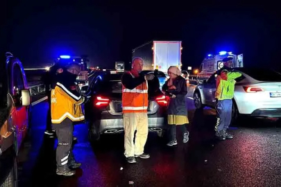 TEM Otoyolu’nda zincirleme kaza: 7 yaralı