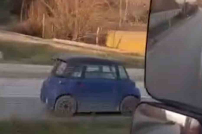 Ters Şeritte Elektrikli Araç Tehlikesi!