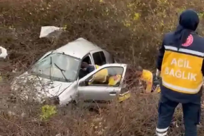 Feci kazada Karşı şeride geçti!