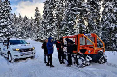 Kar keyfi kabusa döndü: 11 kişi mahsur kaldı