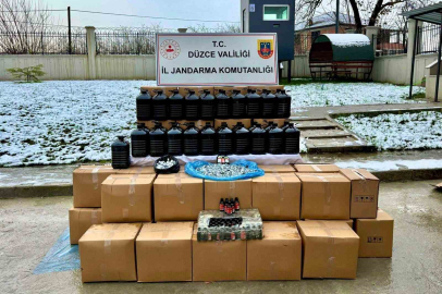 Jandarmadan yeni yıl öncesi kaçak alkol operasyonu!