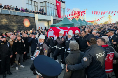 Şehit olan polis memuru memleketinde toprağa verildi!