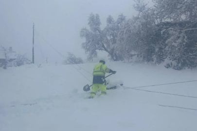 Ekipler Zorlu Şartlarda Sahada!