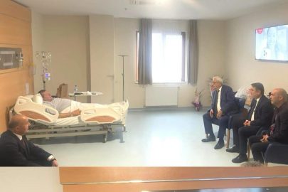 CHP HEYETİNDEN TEKİN’E GEÇMİŞ OLSUN ZİYARETİ