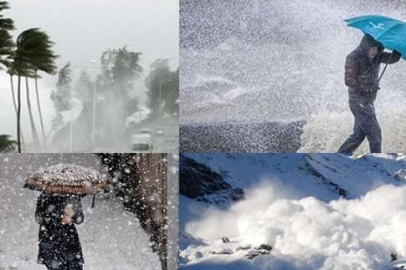 Türkiye yağış altında... Kuvvetli yağmur, yoğun kar ve fırtına uyarıları peş peşe geldi
