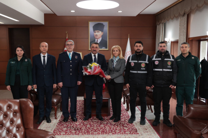 Gümrük yöneticilerinden Vali Osman Hacıbektaşoğlu’na ziyaret