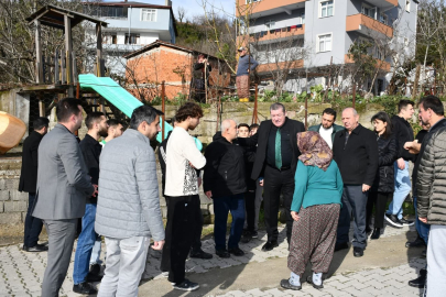 BAŞKAN TEKİN: GENÇLERİMİZİN İSİMLERİNİ PARKLARDA YAŞATACAĞIZ.