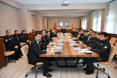 Asayiş değerlendirme toplantısı yapıldı!