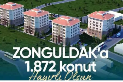 Çaycuma’ya 100 TOKİ Konutu: Kura 3 Şubat’ta Çekilecek