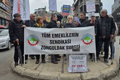 Zonguldak'ta emeklilerden 20 bin TL seyyanen zam çağrısı