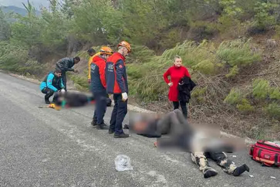 Öğrenci dolu minibüs uçuruma sürüklendi!