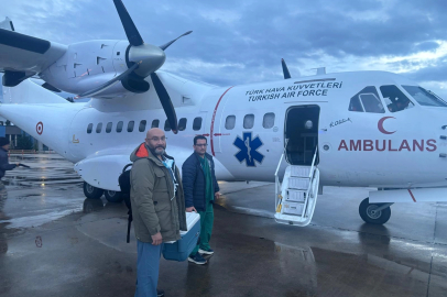 Türk Hava Kuvvetleri’nden hayat kurtaran uçuş