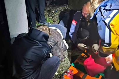 Alaplı'da bir kişi Yüksekten düşerek yaralandı!