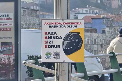 Zonguldak’ta “Aklınızda, Kaskınızda, Başınızda Olsun” farkındalığı