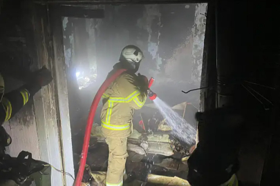 Korkutan yangın: Ev didik didik arandı