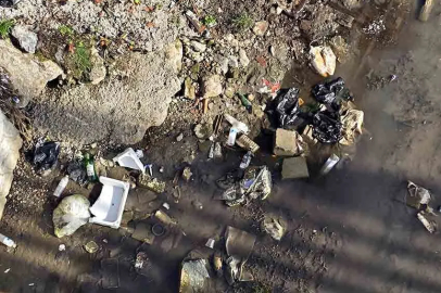 Zonguldak'ta çirkin görüntü; Çöplüğe döndü