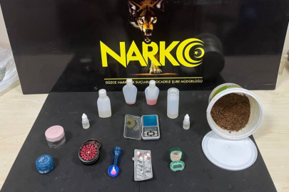 Yoğurt kovasından uyuşturucu çıktı!