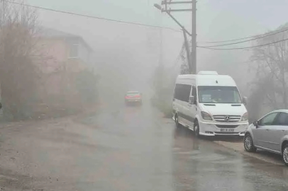 Zonguldak'ta sis etkili oldu!
