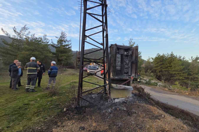 Trafo Patladı, Alevler Yükseldi