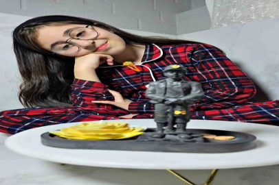 11 yaşındaki Duru'dan Zonguldak’ın simgesine anlamlı dokunuş!