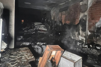 Tekstil Atölyesinde yangın!