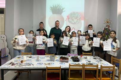 BETON SAKSI YAPIMI VE BİTKİ SÜSLEME ATÖLYESİ YENİDEN DÜZENLENDİ