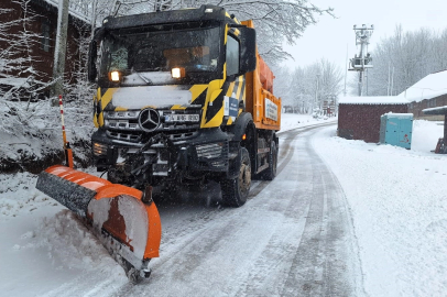 Kocaeli Büyükşehir karla mücadeleye hazır kıta