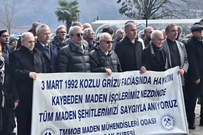 TMMOB Maden Mühendisleri Odası Kozlu maden şehitlerini andı