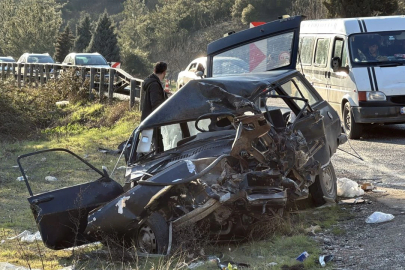 FECİ KAZADA HAYATINI KAYBETTİ