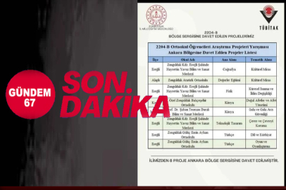 Ereğli’den TÜBİTAK proje yarışmasında büyük başarı