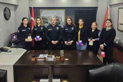 Zonguldak Emniyeti’nde kadın personele 8 Mart sürprizi