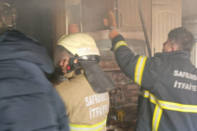 Yangın panik yaşattı!