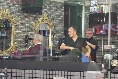 Bayram öncesi berberlerde yoğunluk başladı!