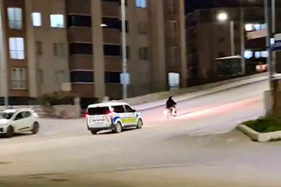 ‘Dur’ ihtarına uymadı izini kaybettirdi!