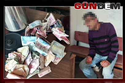 Dilencinin üzerinden bir günde 3 bin lira çıktı!