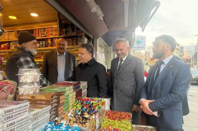 Doğan Aydal Zonguldak’ta esnaf ziyaretinde bulundu