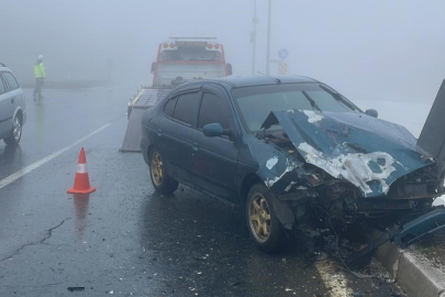 2 aracın karıştığı kazada 2 kişi yaralandı