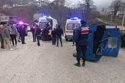 PATPAT DEVRİLDİ, YARALILAR VAR!