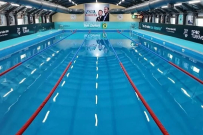 Kapalı yüzme havuzu hizmete açıldı!