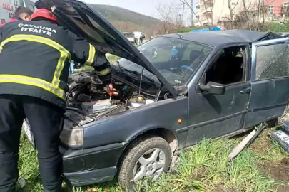 Otomobil takla attı!!!!