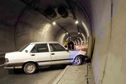 Duvara çarparak durabildi!