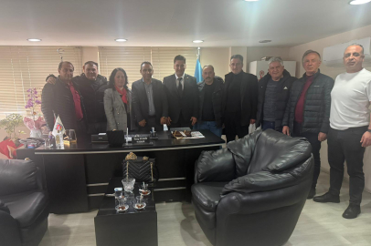 Kozlu muhtarlarından Tunay Keskin’e ziyaret!