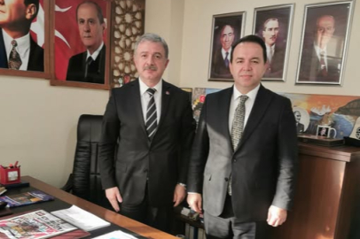 İl Milli Eğitim müdüründen MHP il başkanlığına ziyaret!