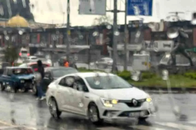 Yağış kazaya neden oldu: 1 yaralı