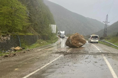 Karabük-Zonguldak yolunda faciadan dönüldü!!!