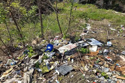 Zonguldak’ta atıl alan çöplüğe döndü